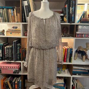 HAUTE HIPPIE SNAKESKIN DRESS